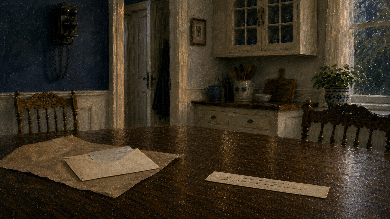 They Finished Her Sentence · Wayona Lan oil illustration